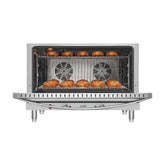 32 in. Countertop Convection Oven, Holds Full Size Pans, 4 Racks and 3500W of Power, 240V in Stainless-Steel (KM-CTCO-44)